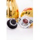 طقم 2 ترامس للقهوة و الشاي لون ذهبي و فضي حافظ  للحرارة  بسعة 1.6 لتر