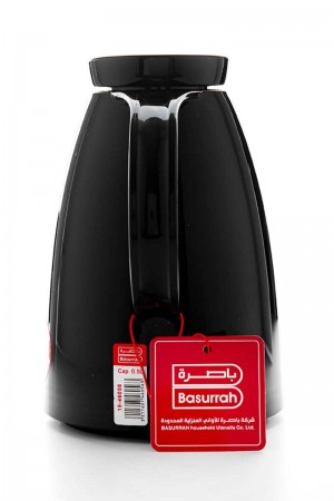 ترمس للقهوة و الشاي لون أسود بسعة 1 لتر حافظ للحرارة 12 ساعة 