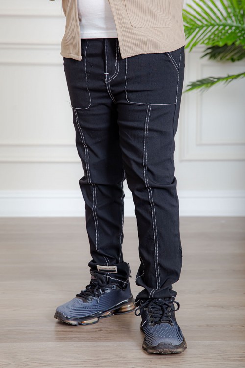 بدلة-ولادي-3-قطع-تيشيرت-لون-أبيض-بكتابات-بدون-أكمام-و-جاكيت-لون-بيج