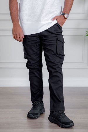 بنطلون رجالي متعدد الألوان بجيوب من الجانبين و الخلف و برباط في الخصر 