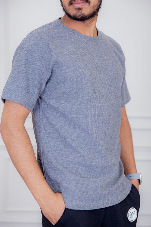 تيشيرت رجالي لون رمادي
