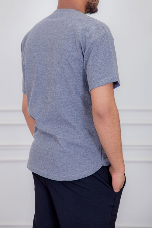 تيشيرت رجالي لون رمادي