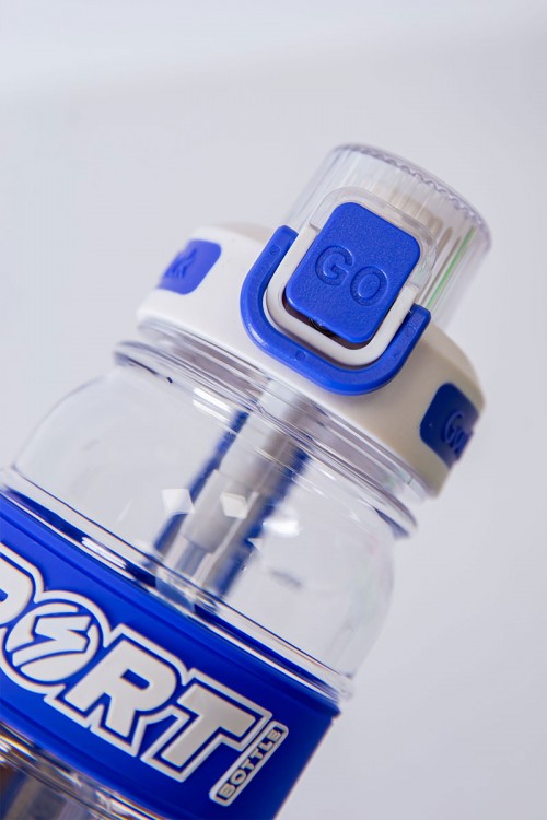 زمزمية مدرسية متعددة الألوان مشروب بارد بلاستيك شفاف