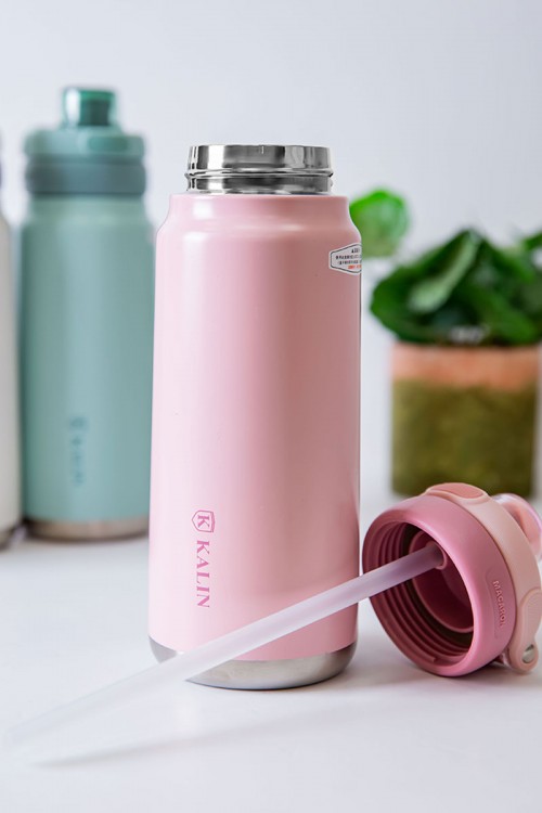 زمزمية مدرسية متعددة الألوان مشروب بارد