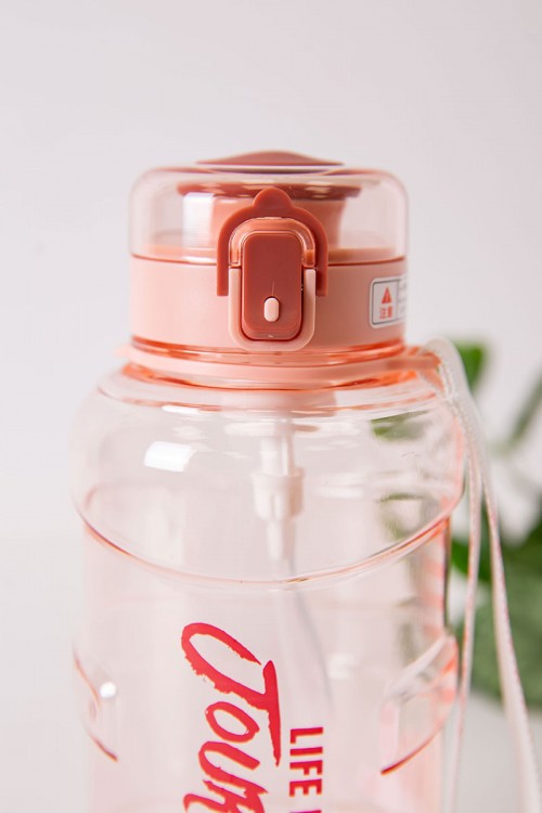 زمزمية مدرسية متعددة الألوان مشروب بارد بلاستيك شفاف