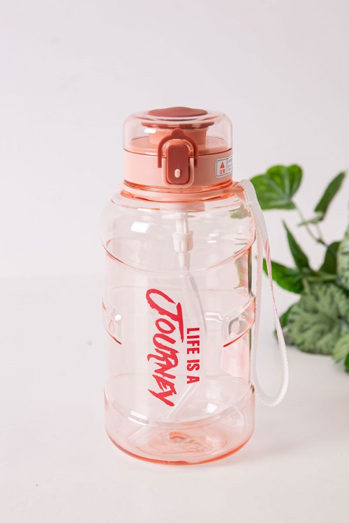 زمزمية مدرسية متعددة الألوان مشروب بارد بلاستيك شفاف