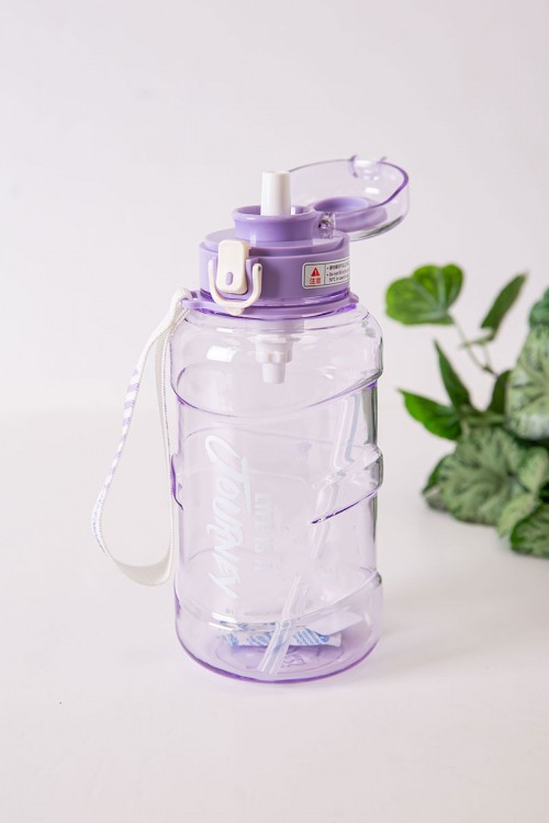 زمزمية مدرسية متعددة الألوان مشروب بارد بلاستيك شفاف