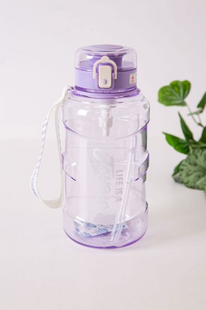 زمزمية مدرسية متعددة الألوان مشروب بارد بلاستيك شفاف