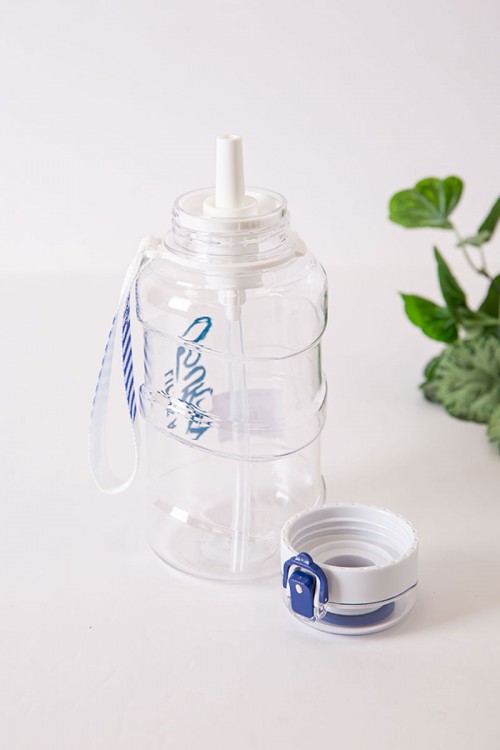 زمزمية مدرسية متعددة الألوان مشروب بارد بلاستيك شفاف