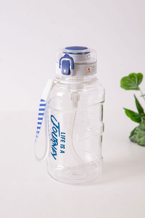 زمزمية مدرسية متعددة الألوان مشروب بارد بلاستيك شفاف