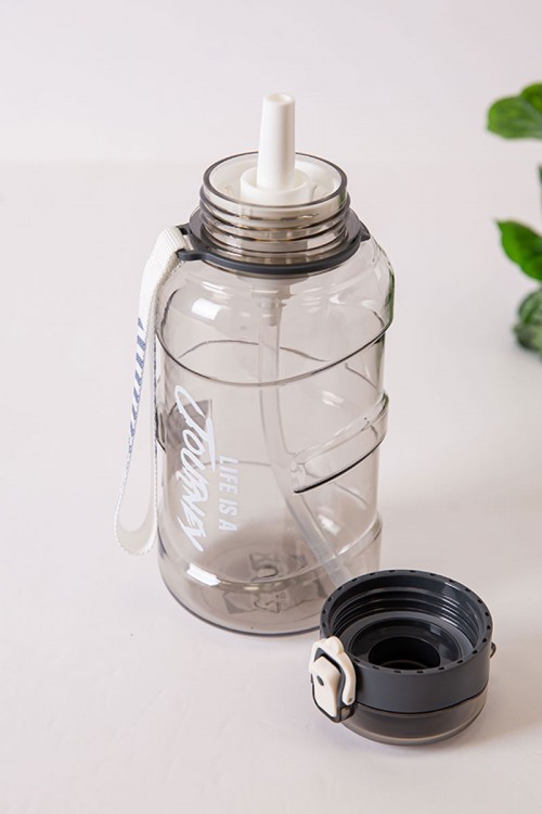 زمزمية مدرسية متعددة الألوان مشروب بارد بلاستيك شفاف