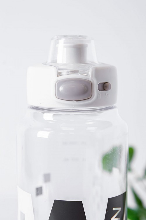 زمزمية مدرسية متعددة الألوان مشروب بارد بلاستيك شفاف