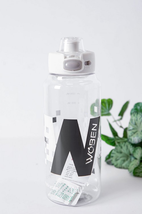 زمزمية مدرسية متعددة الألوان مشروب بارد بلاستيك شفاف