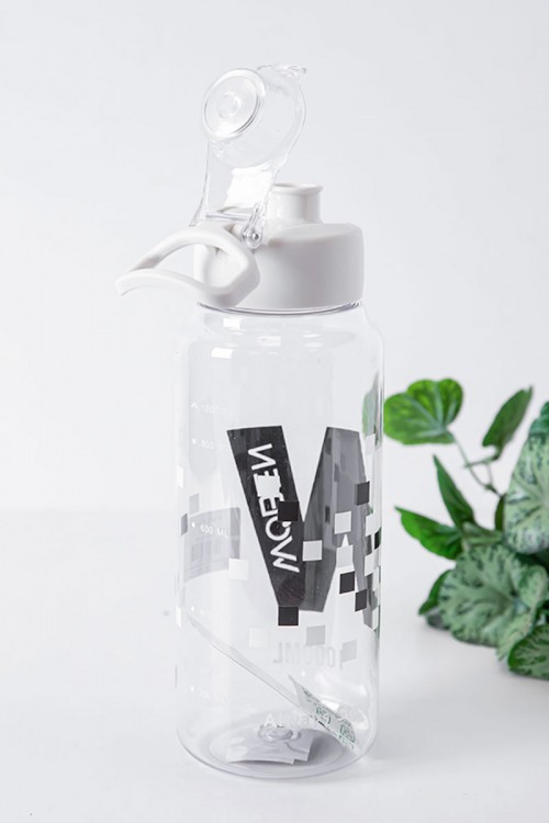 زمزمية مدرسية متعددة الألوان مشروب بارد بلاستيك شفاف