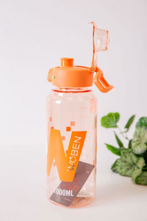 زمزمية مدرسية متعددة الألوان مشروب بارد بلاستيك شفاف