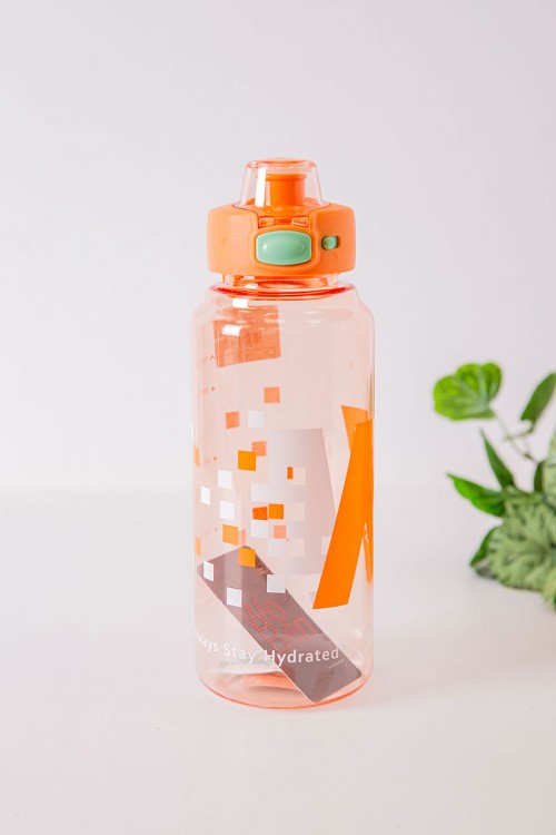 زمزمية مدرسية متعددة الألوان مشروب بارد بلاستيك شفاف