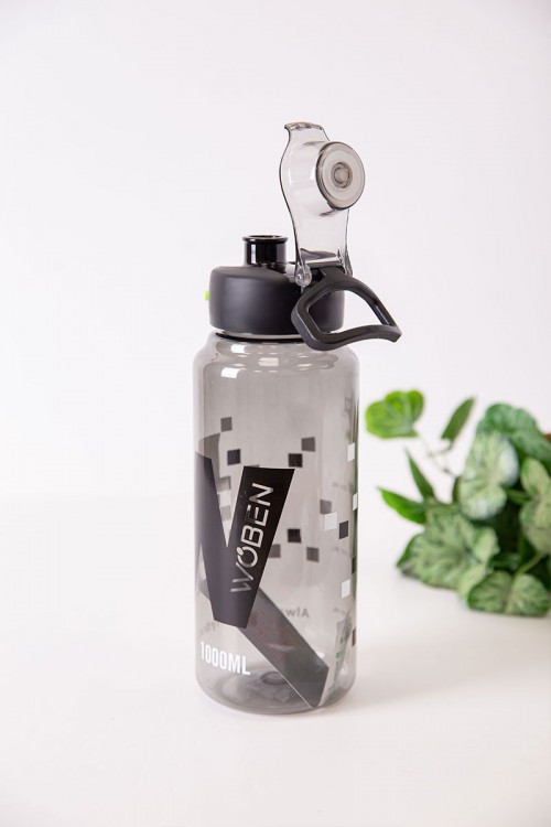 زمزمية مدرسية متعددة الألوان مشروب بارد بلاستيك شفاف