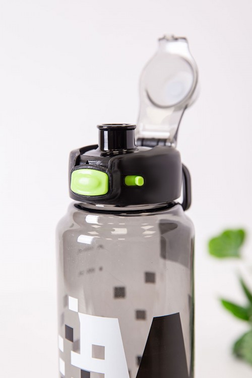 زمزمية مدرسية متعددة الألوان مشروب بارد بلاستيك شفاف