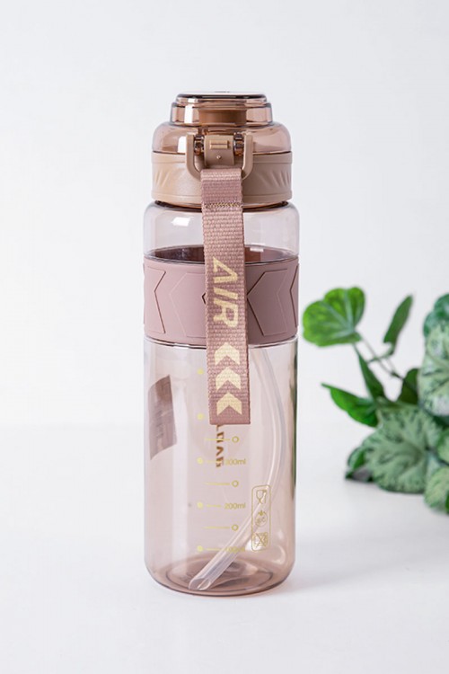 زمزمية مدرسية متعددة الألوان مشروب بارد بلاستيك شفاف