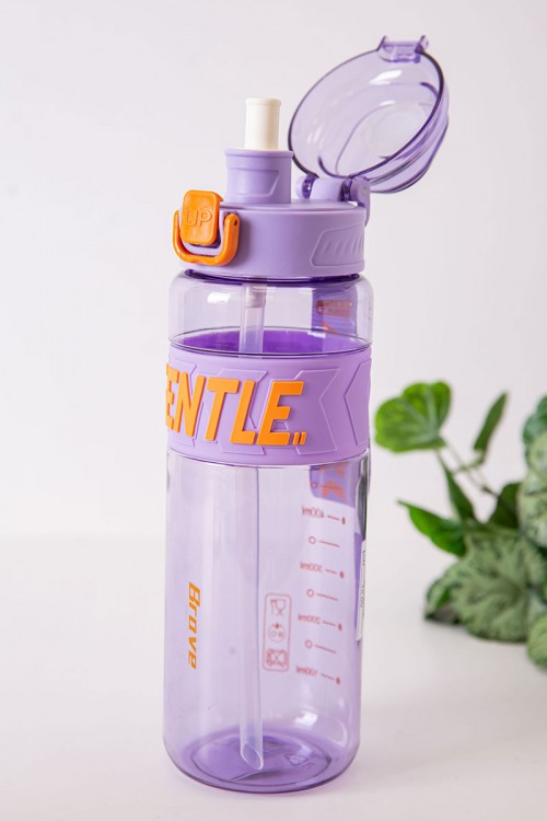 زمزمية مدرسية متعددة الألوان مشروب بارد بلاستيك شفاف