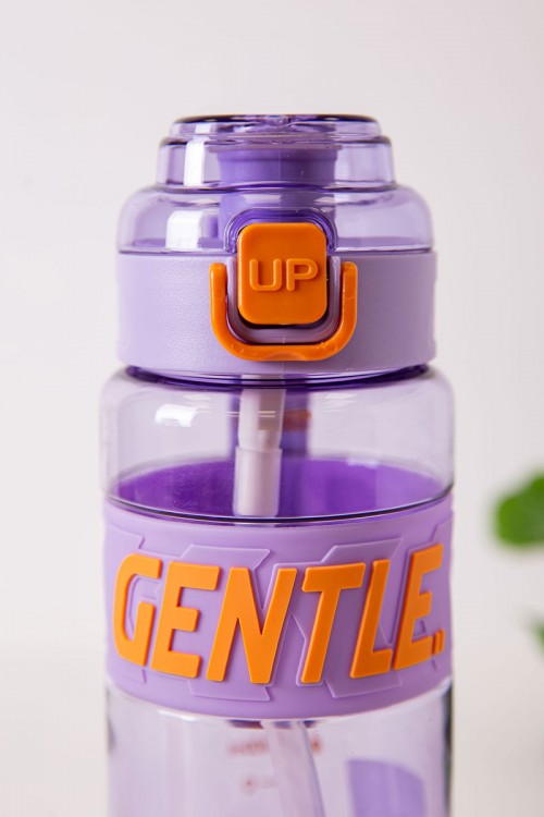 زمزمية مدرسية متعددة الألوان مشروب بارد بلاستيك شفاف