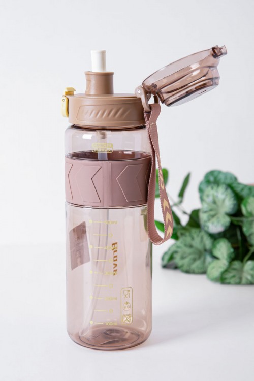 زمزمية مدرسية متعددة الألوان مشروب بارد بلاستيك شفاف