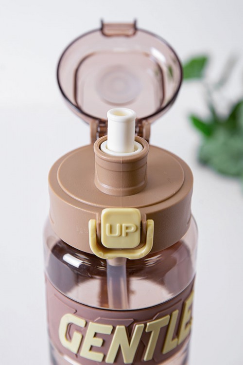 زمزمية مدرسية متعددة الألوان مشروب بارد بلاستيك شفاف