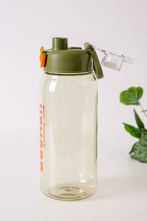 زمزمية مدرسية متعددة الألوان مشروب بارد بلاستيك شفاف