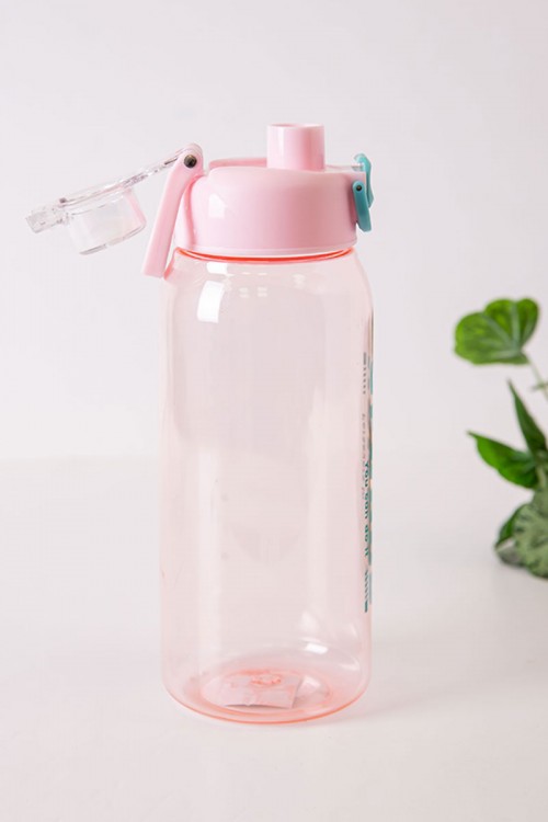 زمزمية مدرسية متعددة الألوان مشروب بارد بلاستيك شفاف