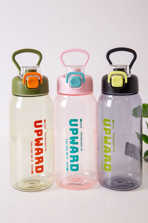 زمزمية مدرسية متعددة الألوان مشروب بارد بلاستيك شفاف