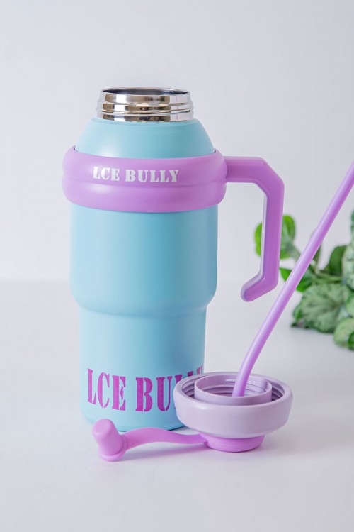 زمزمية مدرسية متعددة الألوان مشروب بارد بلاستيك