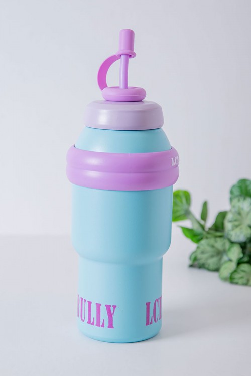 زمزمية مدرسية متعددة الألوان مشروب بارد بلاستيك