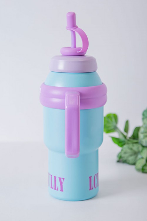 زمزمية مدرسية متعددة الألوان مشروب بارد بلاستيك