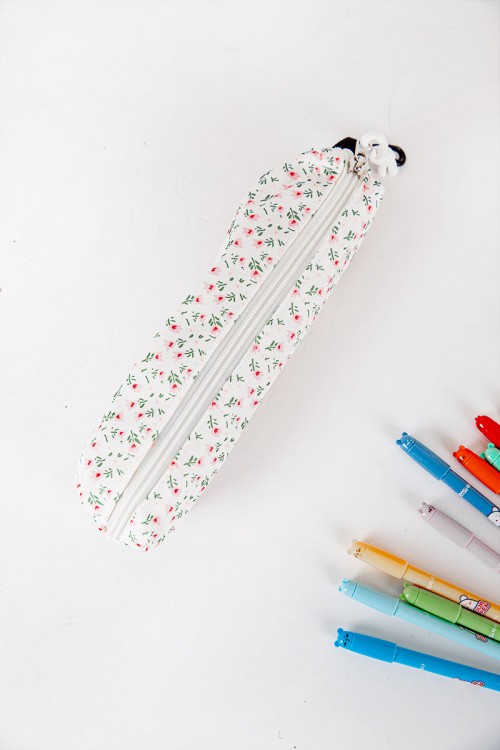 شنطة ظهر مدرسية بناتي مشجرة بجيوب متعددة مع مقلمة