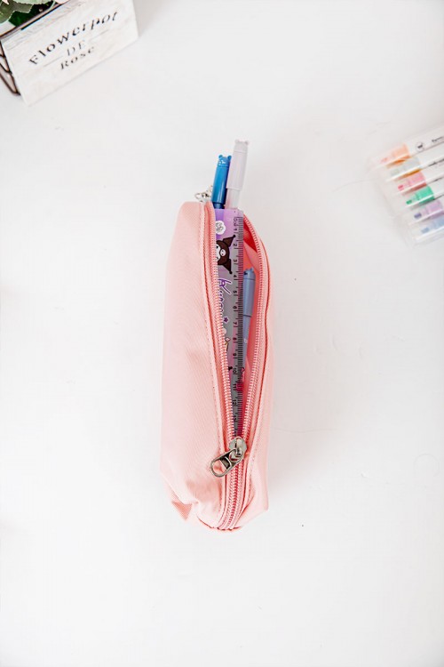 شنطة ظهر مدرسية متعددة الألوان بجيوب متعددة مع مقلمة