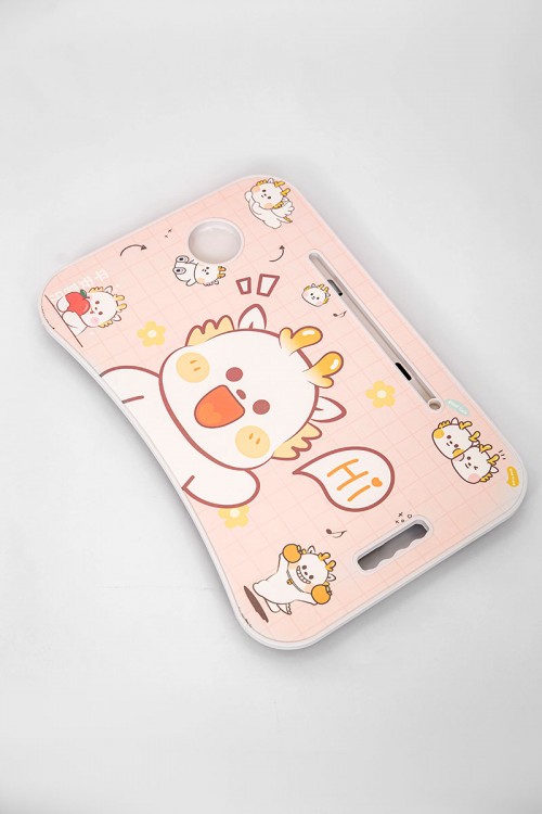 طاولة مدرسية متعددة الألوان مزينة برسومات كرتونية قابلة للطي