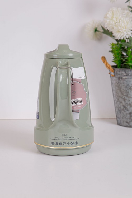 ترمس للقهوة أو الشاي لون تفاحي حافظ للحرارة و البرودة بسعة 1 لتر