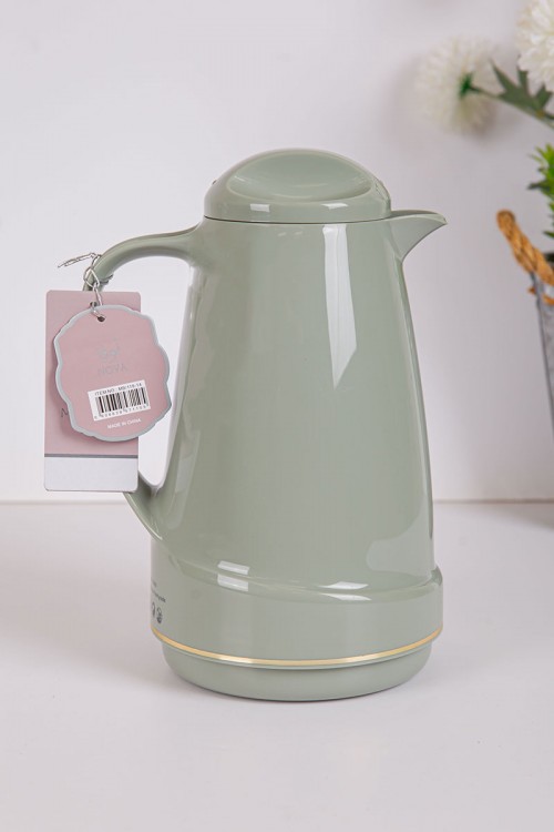 ترمس للقهوة أو الشاي لون تفاحي حافظ للحرارة و البرودة بسعة 1 لتر