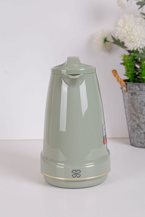 ترمس للقهوة أو الشاي لون تفاحي حافظ للحرارة و البرودة بسعة 1 لتر