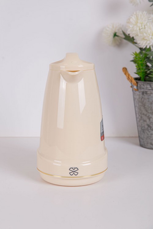 ترمس للقهوة أو الشاي لون سكري حافظ للحرارة و البرودة بسعة 1 لتر