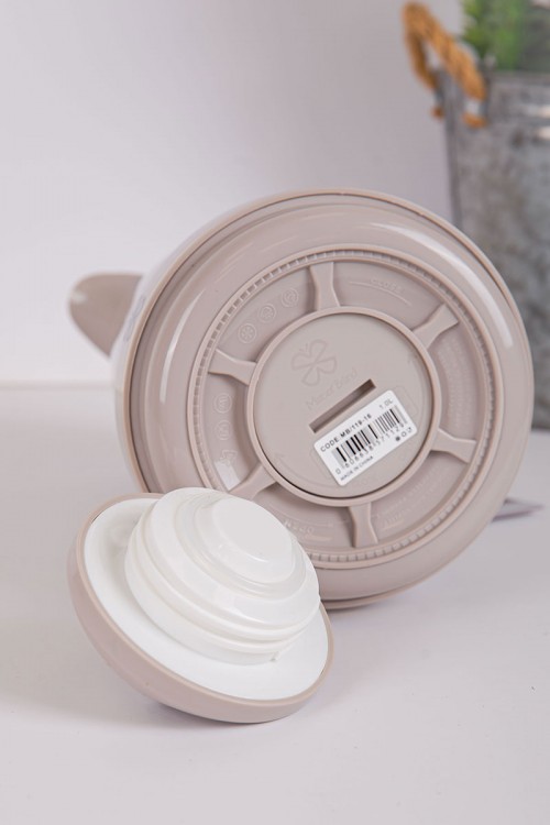 ترمس للقهوة أو الشاي لون لحمي حافظ للحرارة و البرودة بسعة 1 لتر