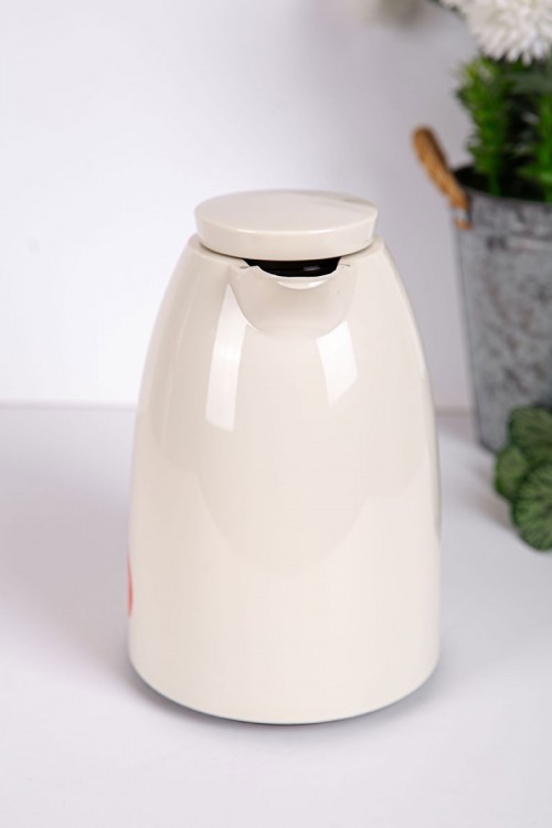 ترمس للقهوة و الشاي لون اوف وايت حافظ للحرارة و البرودة بسعة 1 لتر