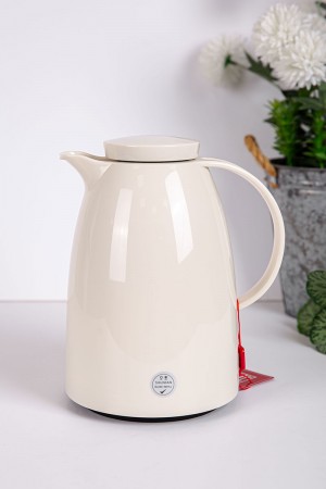 ترمس للقهوة و الشاي لون اوف وايت حافظ للحرارة و البرودة بسعة 1 لتر