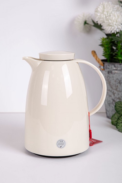 ترمس للقهوة و الشاي لون اوف وايت حافظ للحرارة و البرودة بسعة 1.5 لتر