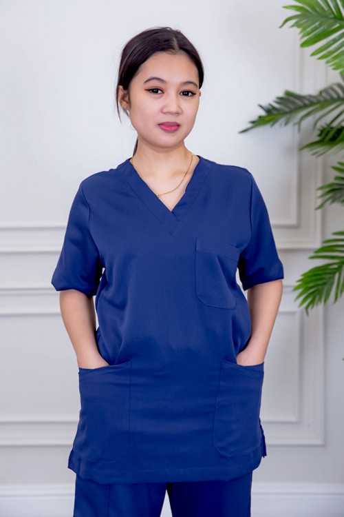 سكراب-طبي-قطعتين-متعدد-الألوان-بلوزة-بياقة-قصة-سبعة