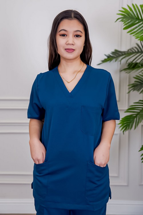 سكراب-طبي-قطعتين-متعدد-الألوان-بلوزة-بياقة-قصة-سبعة