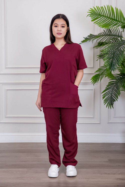 سكراب-طبي-قطعتين-متعدد-الألوان-بلوزة-بياقة-قصة-سبعة