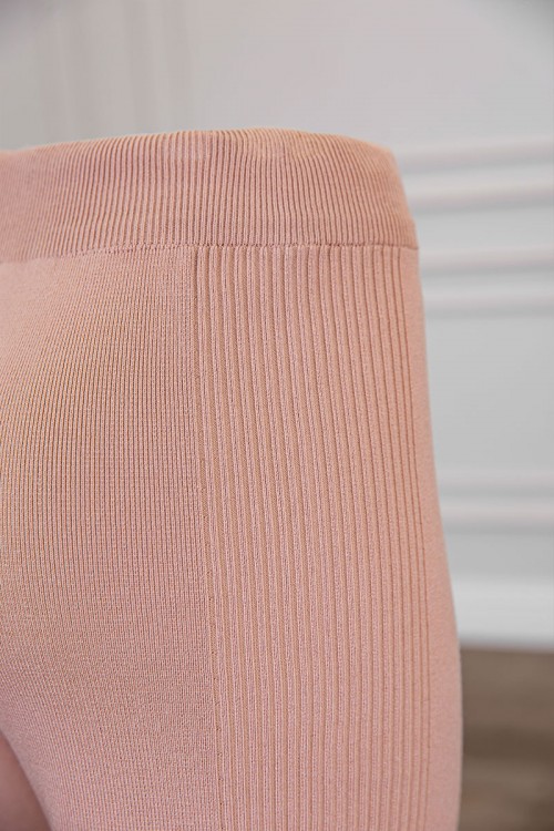 بنطلون نسائي شتوي طويل متعدد الألوان برباط في الخصر