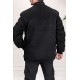 جاكيت رجالي شتوي لون أسود بسحاب وجيوب من الأمام و بأكمام طويلة