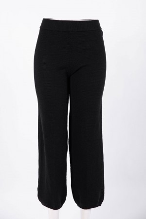 بنطلون نسائي طويل متعدد الألوان بزم من الأسفل